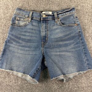 Denizen from Levi's Blue Denim Vintage High-Rise Women's Jean Shorts